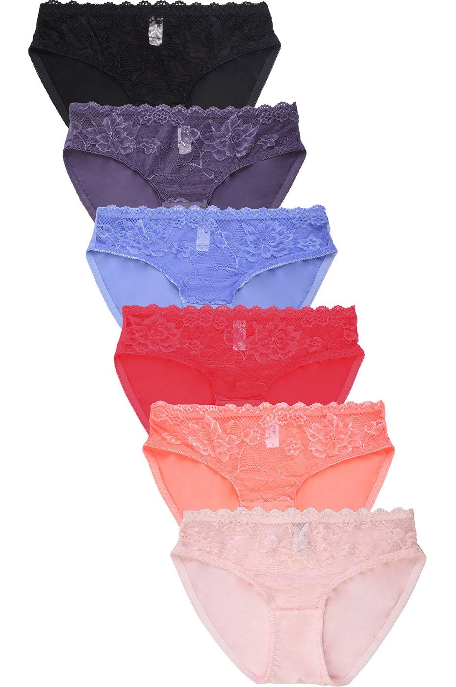 Vanity Fair Women's Illumination String Bikini Panties - Silky Stretch With Satin Trim, Strawberry Print