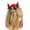 D, variant on Unique Lolitas Hair Clip with Christmas Hat/Deer Antler Decorations Vintage Hair Clip Hat FestiveCharm for Girls