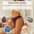 thumbnail image 5 of Cheeky Underwear for Women Lace No Show Bikini Soft Breathe Seamless Panties Ladies Sexy Hipster Set 6 Pack, 5 of 6