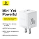 thumbnail image 4 of Baseus Palm Fast Charger C+U 20W US Blanco, 4 of 5