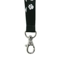 thumbnail image 3 of PinMart's Black and White Paw Print School Mascot Lanyard w/ Safety Release, 3 of 3