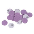 thumbnail image 1 of Unique Bargains 25 Pack 1-Inch Purple Sanding Discs 80 Grits Hook & Loop Professional Aluminum Oxide Sandpaper Mini Size, 1 of 5