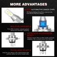 thumbnail image 6 of OBNDVU Halogen LED Headlight Bulbs 6000K Hi & Low Beam for Honda CR-V 2007-2014, 6 of 9
