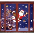 thumbnail image 4 of 3Pcs Christmas Window Stickers Christmas Stickers DIY Decoration Window Stickers Santa Snowman Door Sticker Removable Static Decal Stickers, 4 of 5