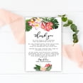 thumbnail image 3 of Koyal Wholesale Tropical Florals Wedding Thank You Place Setting Cards for Table Reception, Dinner Plates, Family, 56-Pk, 3 of 5