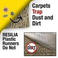 thumbnail image 4 of Resilia - Clear Vinyl Plastic Floor Runner/Protector for Hard Floors - Decorative, Dual Pad Pattern, (36 Inches Wide x 25 Feet Long), 4 of 9