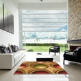 thumbnail image 7 of Ahgly Company Machine Washable Indoor Rectangle Transitional Orange Area Rugs, 5' x 7', 7 of 7