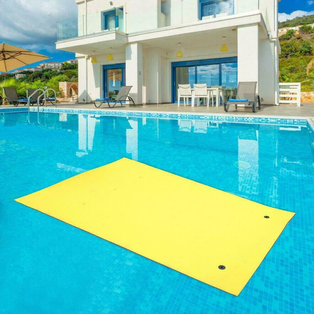 inflatable floating pad