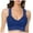 ZA6-Blue, variant on XFHLMJFF Summer New Bras Womens Breathable Plus Size No Underwire Full Support Large Size Without Steel Rings Comfortable Gathered Lace Sexy Lingerie Large Chest Breathable Bra