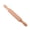 Beige, variant on Viveous Kids Mini Rolling Pin Wooden Playdough Roller for Baking Pastry and Crafts Comfortable Handle for Home Baking and Holiday Decor 23CM