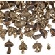 thumbnail image 1 of 1 caja de 64 dijes de hongos, dijes de hongos de bronce, lindos colgantes mágicos de plantas, pequeños colgantes de aleación., 1 of 5