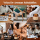 thumbnail image 5 of Velas Aromáticas Decorative Soja Aromaterapia 600 G COLOR Brown White 6 pzs, 5 of 5