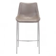 thumbnail image 3 of Banco de Bar Kessa Muebles Magnus Gris Acero, 3 of 5