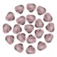 thumbnail image 1 of Uxcell 20 Pcs Natural Heart Shaped Crystal Stone, 0.8 Inch Mini Polished Love Gemstone Crystal, Pocket Rock Engraved Worry Stones for Women Gifts Meditation, Light Red, 1 of 6
