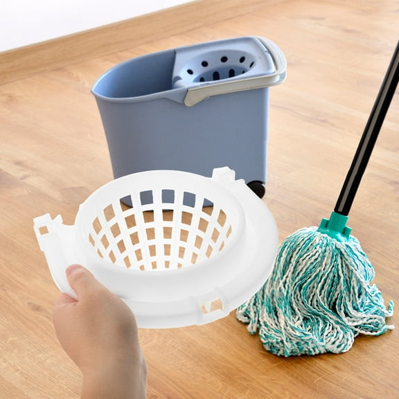 Raindrops Mop Bucket Merchandise Basket Plastic White 1Set