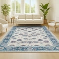 thumbnail image 4 of JONATHAN Y MODERN PERSIAN 5 x 8 Area Rug, Vintage Moroccan Traditional - Blue/Ivory/Red, MDP101C-5, 4 of 10