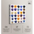 thumbnail image 2 of Pansy Patch Grid I Canvas Print Flower Art Decor by Art Remedy, Gallery Wrapped, 36 x 45, 2 of 6
