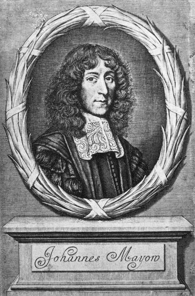 John Mayow (16401679). /Nenglish Chemist And Physiologist. Line