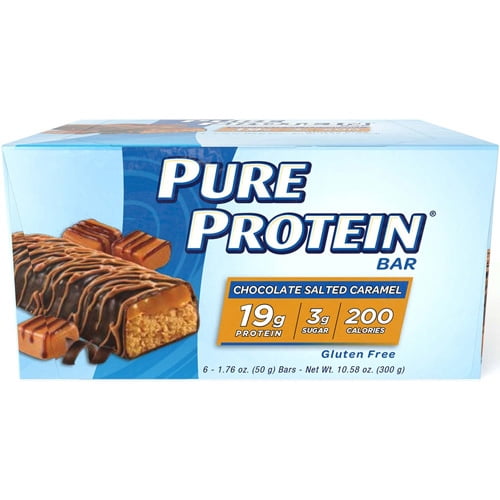 Pure Protein Bar Chocolate Salted Caramel 50 grams 1 Case Protein