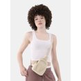 thumbnail image 3 of No Boundaries Casual Sling Bag, Tan, Women's, 3 of 7