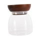thumbnail image 3 of Tarro de cristal para almacenar café, decorativo, con tapa de madera, multifuncional, sellado. 400 ml 107 cm x 11 cm, 3 of 9