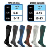 6-Pair Knee High Compression Socks for Men and Women - made for running ...
