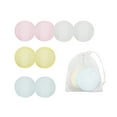 thumbnail image 4 of TAILTOSS 8 Pcs Accessoires de Maquillage Tampons de Coton Réutilisables pour Lavage du Visage avec Sac de Rangement en Maille, 4 of 7
