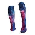 thumbnail image 2 of Bixox Color Explosion Makeup Brush Print Compression Socks,Compression Socks Women & Men Circulation for Medical,Running,Athletic, 2 of 7