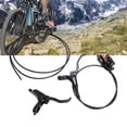 thumbnail image 1 of Brake Hydraulic Disc Brake Set Aluminum 4 Pistons Front and Rear Hydraulic Disc Brake Caliper with Lever for Cycling, 1 of 7