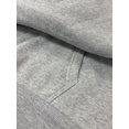 thumbnail image 4 of Women's Hoodie - Religious Inspirational "Good News Jesus Loves You" Floral Daisy Print Sweatshirt in Gray/White, Cozy Fall Winter Pullover Hoodie for Everyday Christian Faith Expression, 4 of 6
