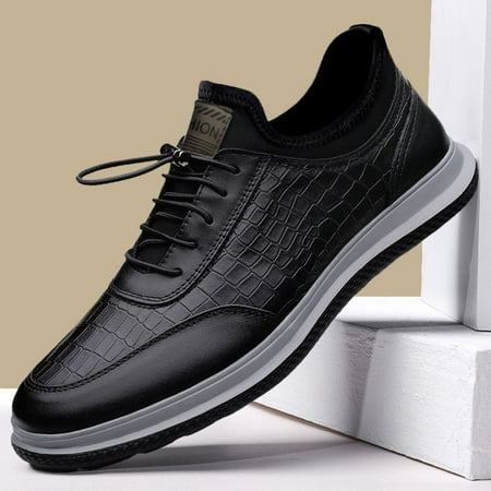 

Men‘s Casual Shoes Fashion Breathable Bean Shoes Soft Bottom Driving Men‘s Shoes Trendy All-match Lace-up Sneakers