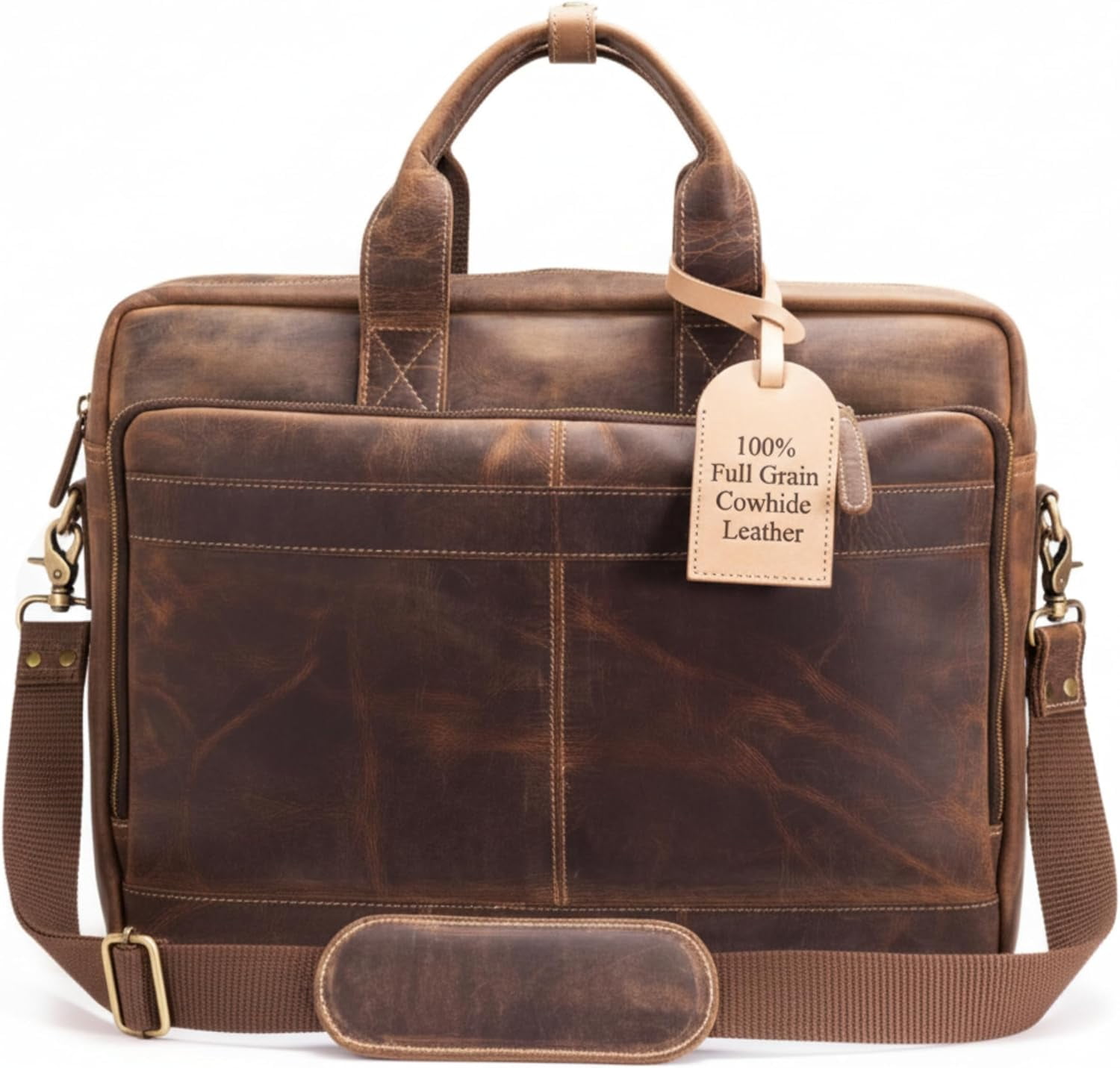 Coach (CJ630) Liam Signature Compact Brief Case Laptop Bag Black