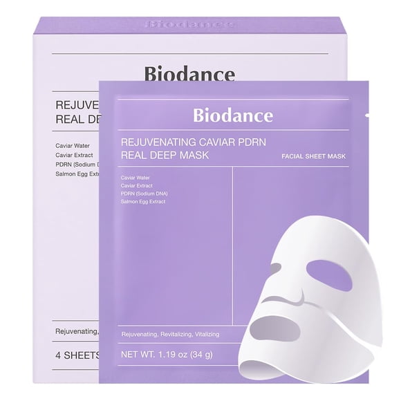 Mascarilla de hidrogel BIODANCE Caviar rejuvenecedora PDRN Real Deep