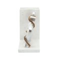 thumbnail image 2 of Sagebrook Home S/2 Serre-Livres en Polyrésine de 7 Po, Argent/blanc, 2 of 3