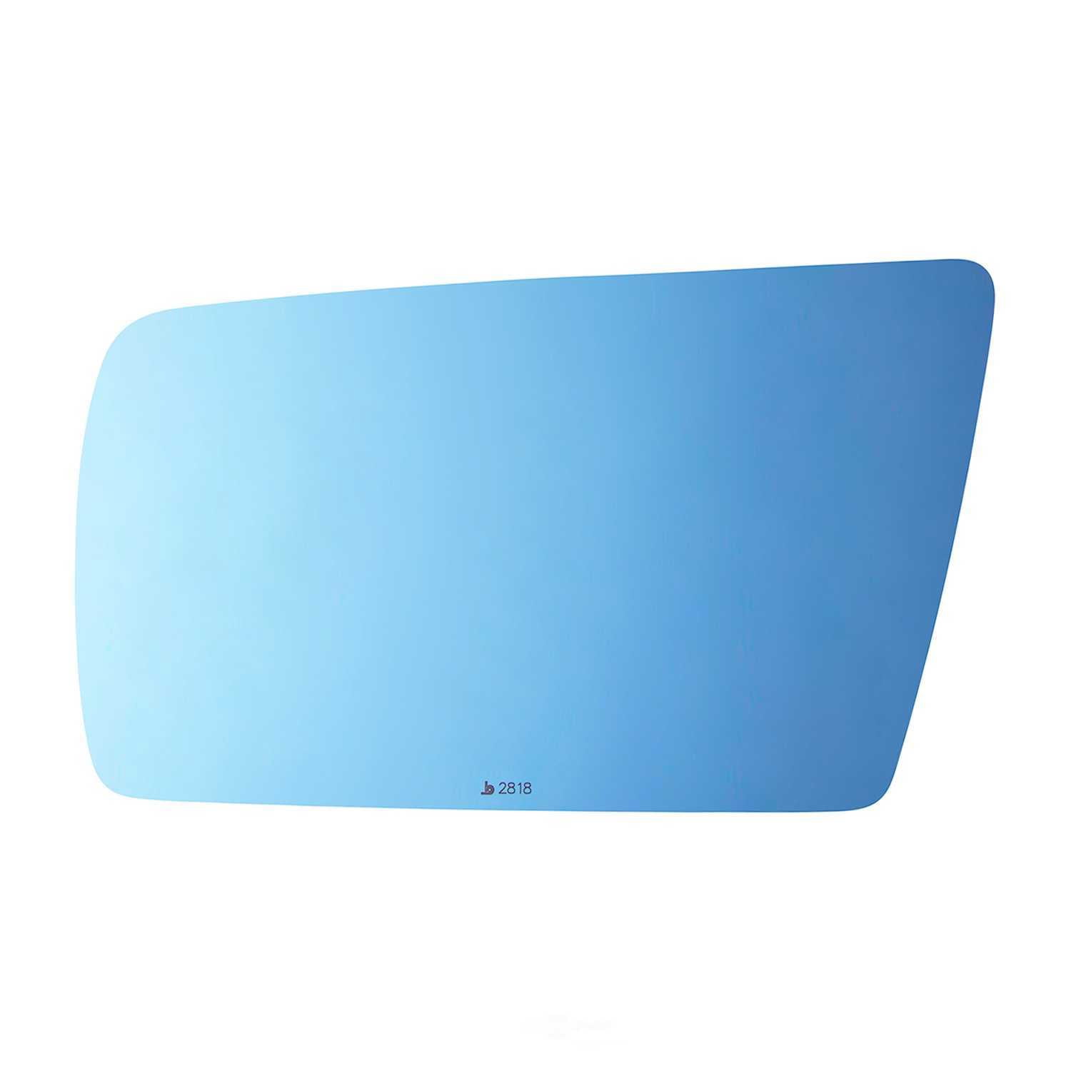 Burco Side View Mirror Replacement Glass - Blue Glass - 2818