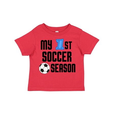 

Inktastic My 1st Soccer Season Gift Toddler Boy Girl T-Shirt