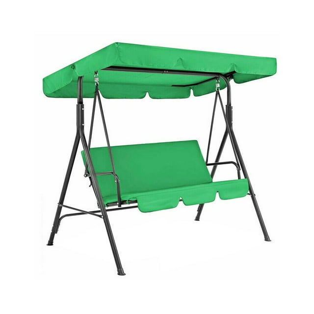 Housse de Chaise Balançoire pour Extérieur, Housse de Chaise de Jardin et de Patio, Housse de Siège de Chaise Balançoire et Auvent Pare-Soleil Supérieur, Vert