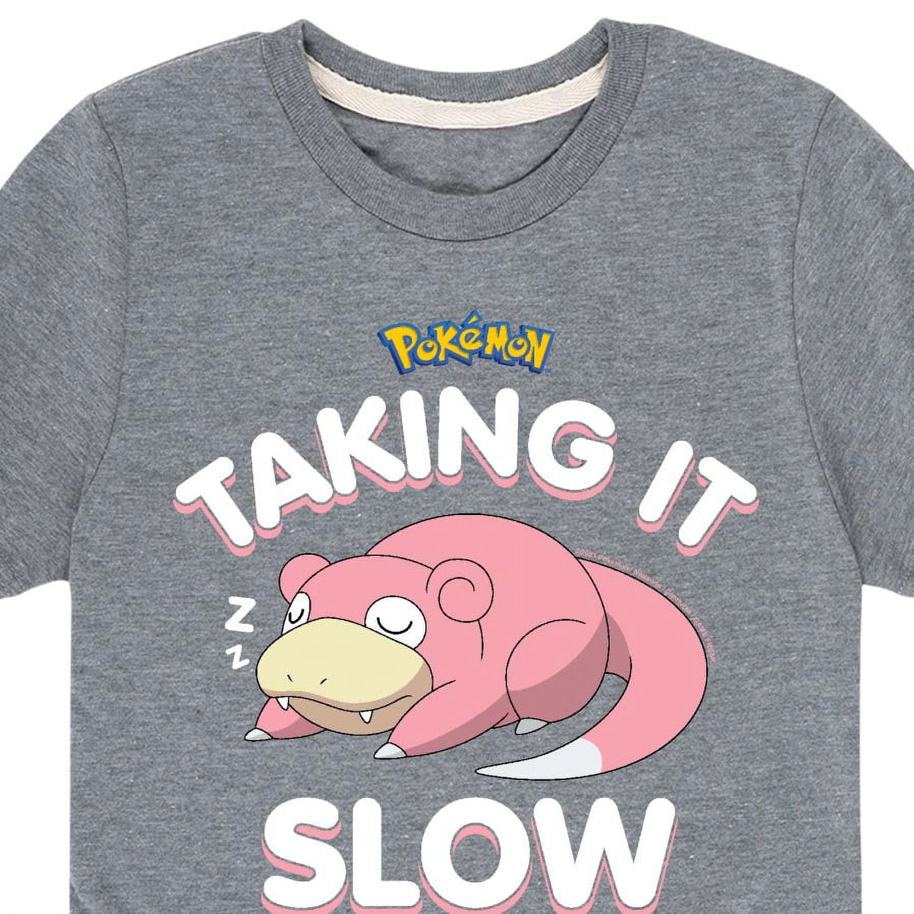 Pokémon - Slowpoke Taking It Slow - Youth Short Sleeve Graphic T 