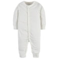 thumbnail image 6 of Modern Moments by Gerber Baby Unisex Ribbed Solid Coveralls, 3-Pack, Sizes Newborn-12M, 6 of 7