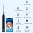thumbnail image 3 of Riwcyla Wireless WiFi Ear Wax Removal Ear Wax Endoscope with 3.9mm 350W Camera 6 LED Lights Intelligent Temperature Control/IP67 Waterproof/Six Gravity Sensor for Compatible with Android IOS System, 3 of 6