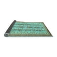 thumbnail image 2 of Ahgly Company Indoor Rectangle Abstract Light Blue Modern Area Rugs, 2' x 5', 2 of 4