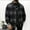 Black, variant on FDGIU 2025 Men's Fleece Flannel - Outdoor Button Down Front Shirt, Warm Plaid Long Sleeve Checkered Casual Top