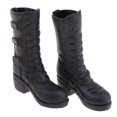 thumbnail image 4 of Botas a media pantorrilla a escala 1/6 Zapatos de tacón bajo para Phicen Kumik de 12 pulgadas para juguetes calientes Zulema Figuras de acción Botas Zapatos, 4 of 8