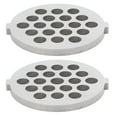 thumbnail image 4 of Meat Grinder Plate,2Pcs Electric Mincer Blade Meat Grinder Blade Food Grinding Blade Extended Durability, 4 of 14