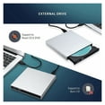 thumbnail image 7 of External DVD Drive Optical Drive USB 2.0 CD ROM Player CD-RW Burner Writer Reader Recorder Portatil For Laptop PC ,High Volume Speakers, 7 of 7