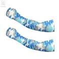 thumbnail image 3 of Gustave 2 Pairs Cooling Arm Sleeves for Men Women, UV Sun Protection Camouflage Arm Sleeves Covers with Thumb Hole for Outdoor Sports Basketball Driving Cycling Golf Fishing, 3 of 7