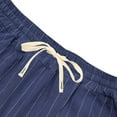thumbnail image 5 of WWV Mens Shorts Set Lapel Short Sleeve Pocket Button Shirt Mid Waist Shorts Outfits Solid Color Stylish Loose Fit Going out Leisure Suit Navy XL, 5 of 6