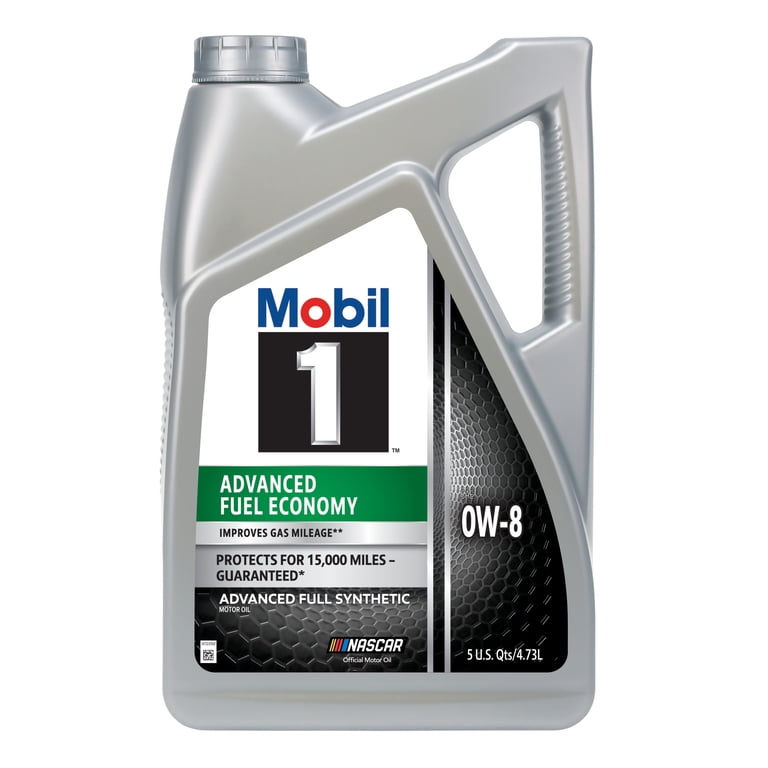 5 pack) Mobil 1 Advanced Fuel Economy Full Synthetic Motor Oil 0W