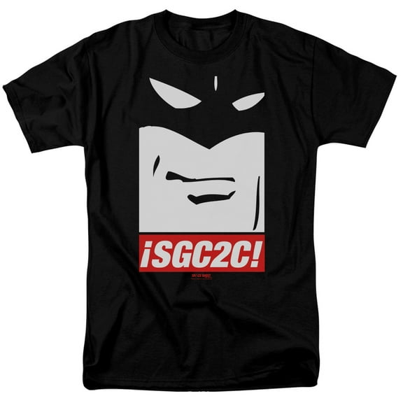 Space Ghost Sgc2C S/S Adult 18/1 T-Shirt Black