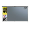thumbnail image 1 of Projector Screen 30-133 Inch Metal Grey Anti-Light 16:9 Portable Black Border With Holes Home Outdoor Projection Screen ,Long Lasting, 1 of 6